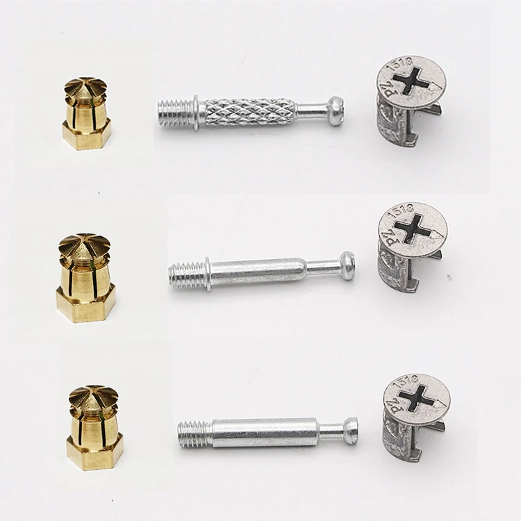 Minifix Joint Connector Wood Screw Nut Bolt Furniture Cam Lock Screws