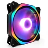 Coolmoon Rubik's Cube LED 2 Multi-layer Internal and external illumination fan cooler 12v Polygon computer case 120mm LED fan
