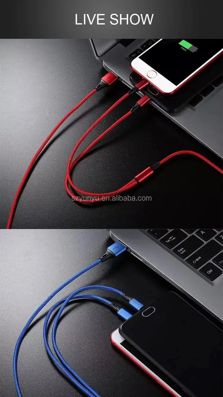 2020 Amazon Hot Selling Magnetic Charging Cable 3 in 1 Magnetic Cable Fast ChargingMagnetic Usb Cable For Apple Type C Micro USB - ANKUX.COM