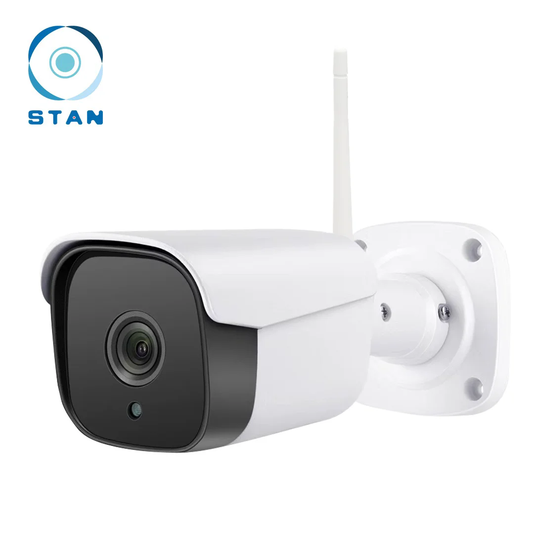 Outdoor 1080p Security Camera Surveillance Strobe Light And Siren Ip66