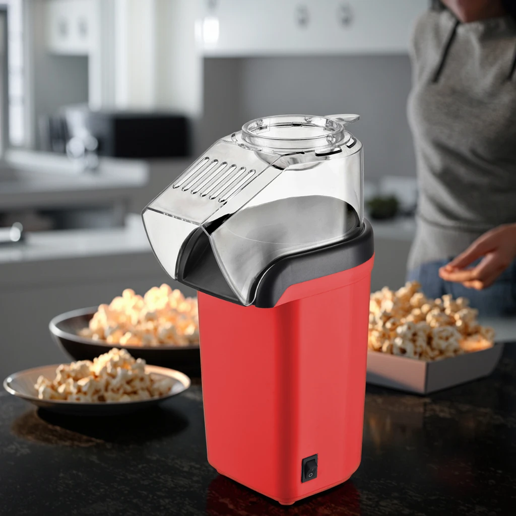 Mini Fully Automatic Electric Popcorn Maker for Home Kitchen Use ...