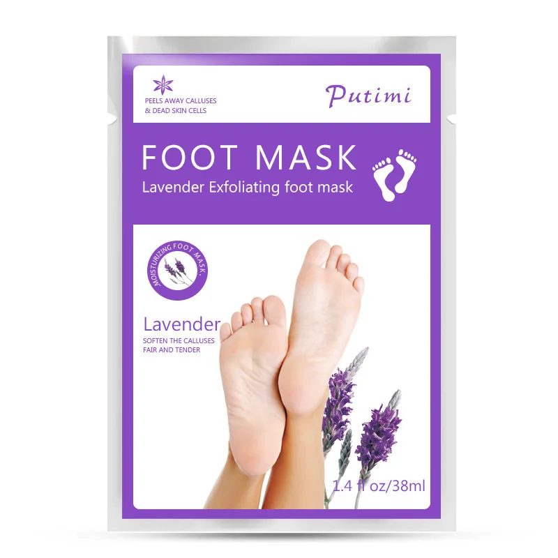 
Custom Foot Peel Mask Private Label Organic Lavender Nourishing Peeling Exfoliating Foot Mask 