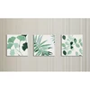 Custom Nordic decorative painting living room painting modern triple combo frame decorative painting green plants