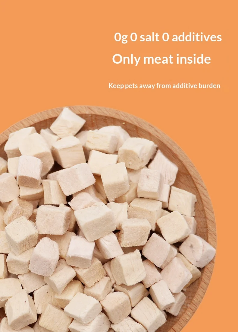 Pet Freeze-Dried Chicken Breast Cat Snacks Weifang Origin Staple Food details