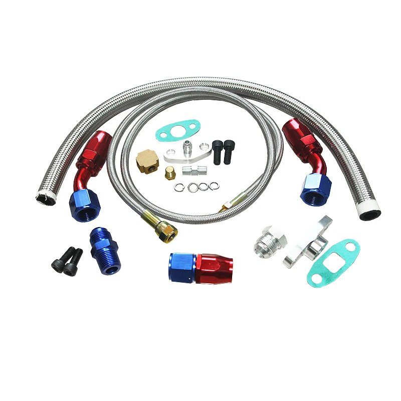 Oil Drain Return Line Kit T3 T4 T3t4 T04 Steel Braided Gt45 An10 Buy Oil Line Kits,Oil Return