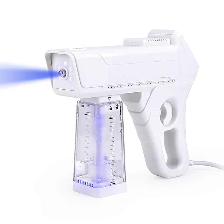 2021 2020 Electric 350ML Uv Spray Gun 1300w Disinfection Blue Ray Nano