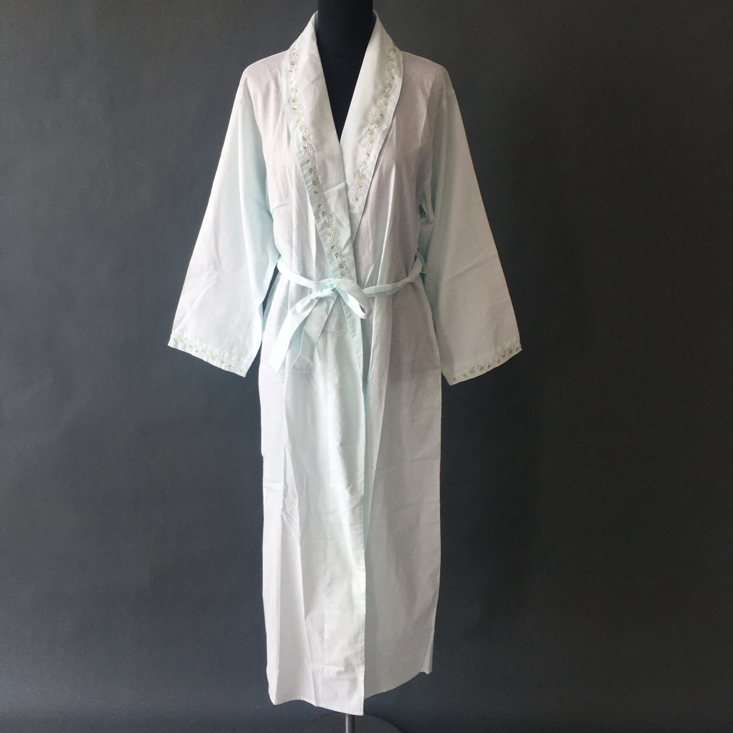 Nice Quality White Cotton Dressing Gown Women's Sleepwear - Buy Women's ...