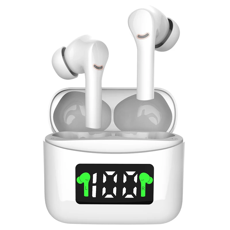 best sellers product amazon 2020 blue tooth headphones  LED power display wireless earphones headset with microphone
