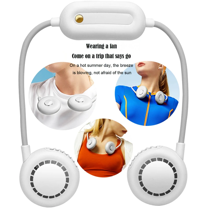 Rechargeable Hand Free Neckband Headphone Design Wearable Sports Neck 