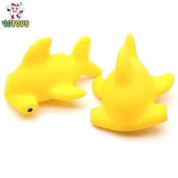 yellow shark toy