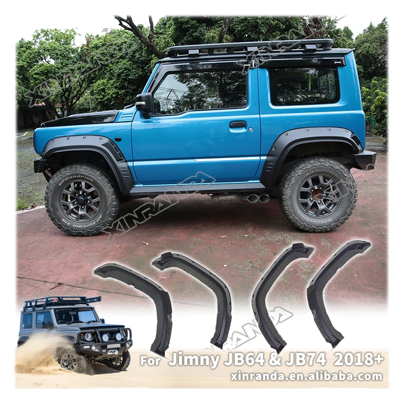 Gen 4 Jimny Jb74 Accessories New Design Car Fender Flares For Suzuki Jimny Jb74 Jb64 Jb74w Jb64w
