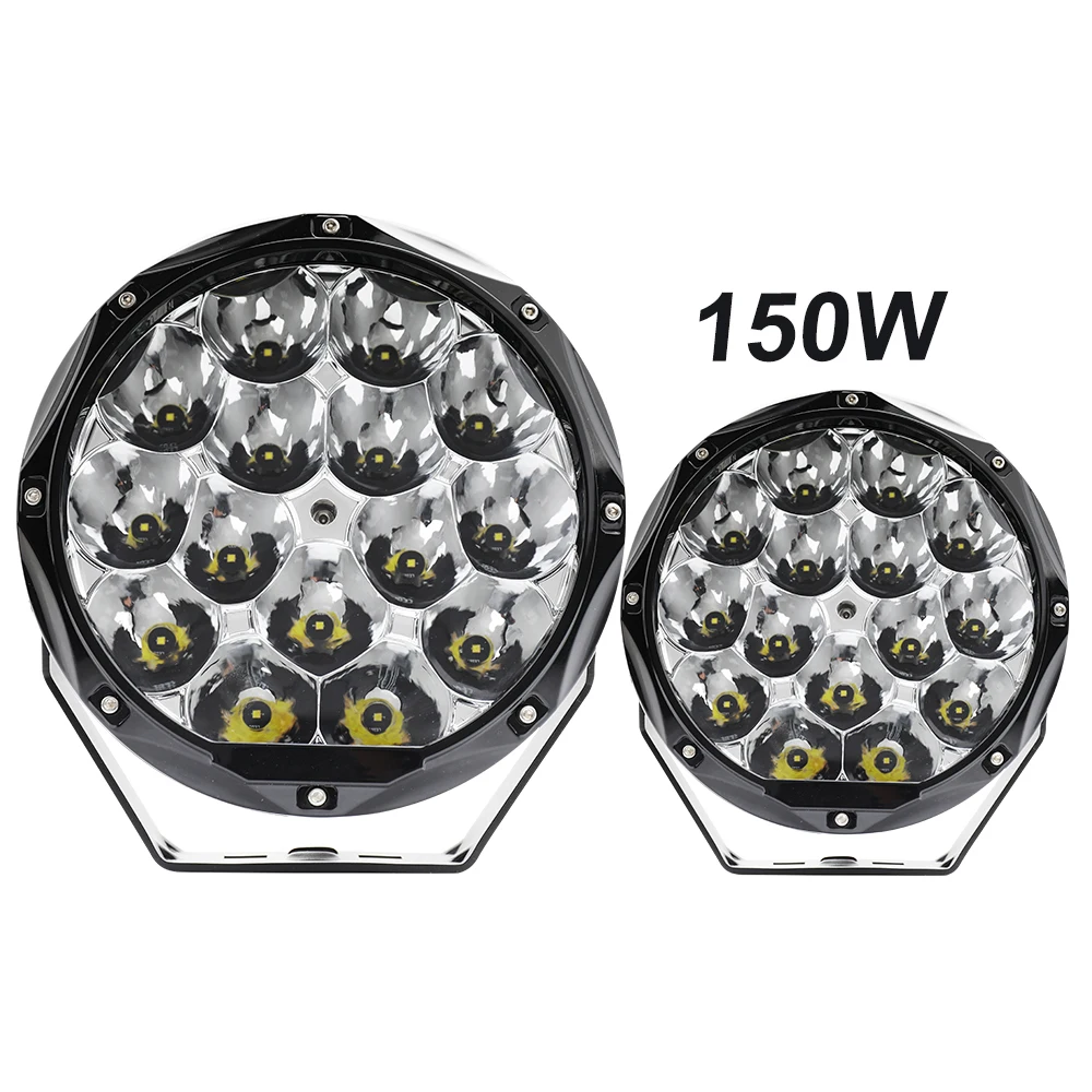 2021 New Super Bright Best Quality 150W High Power 4X4 Round High Power Led Work Light