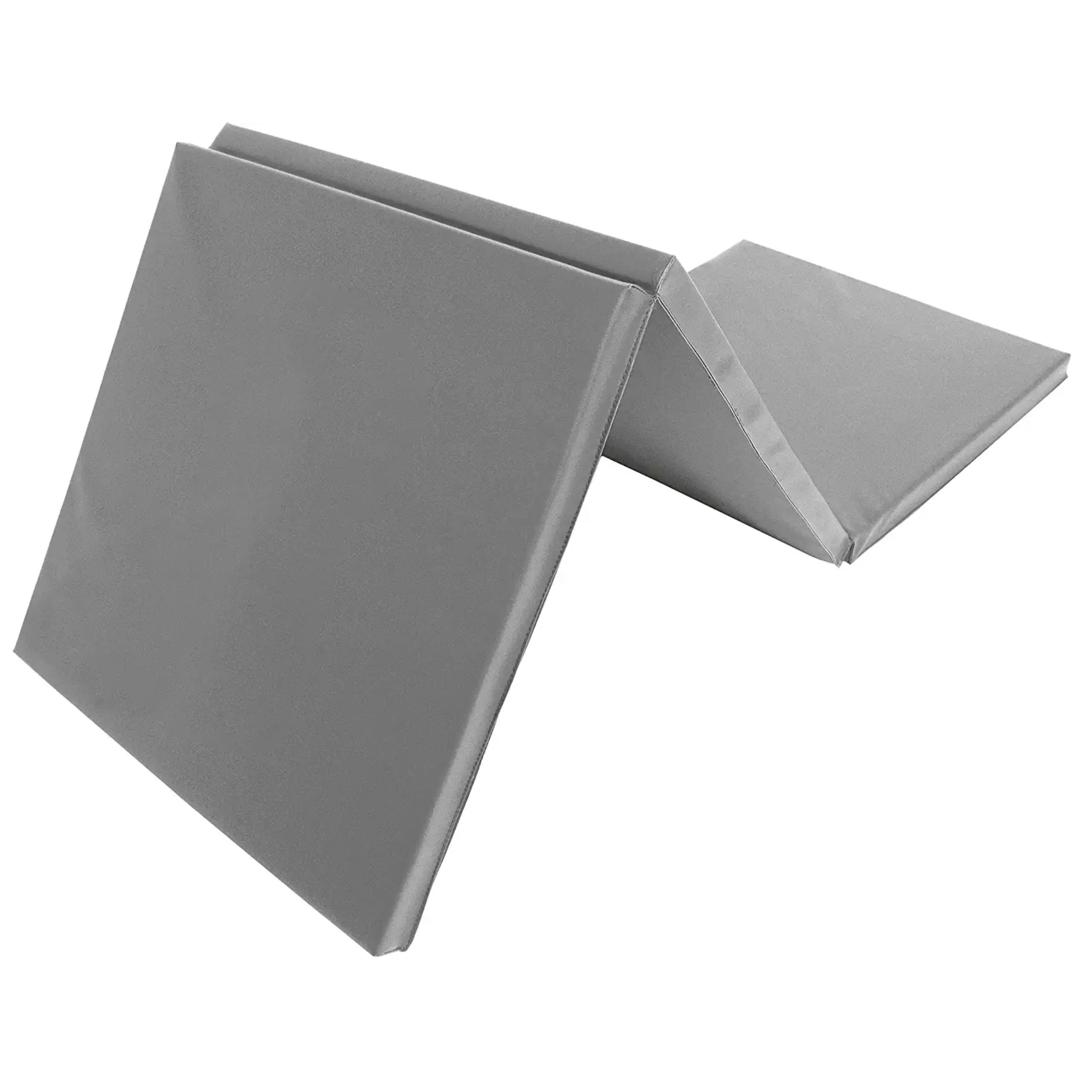 2" Thick Trifold Folding Exercise Mat With Carrying Handles For Mma