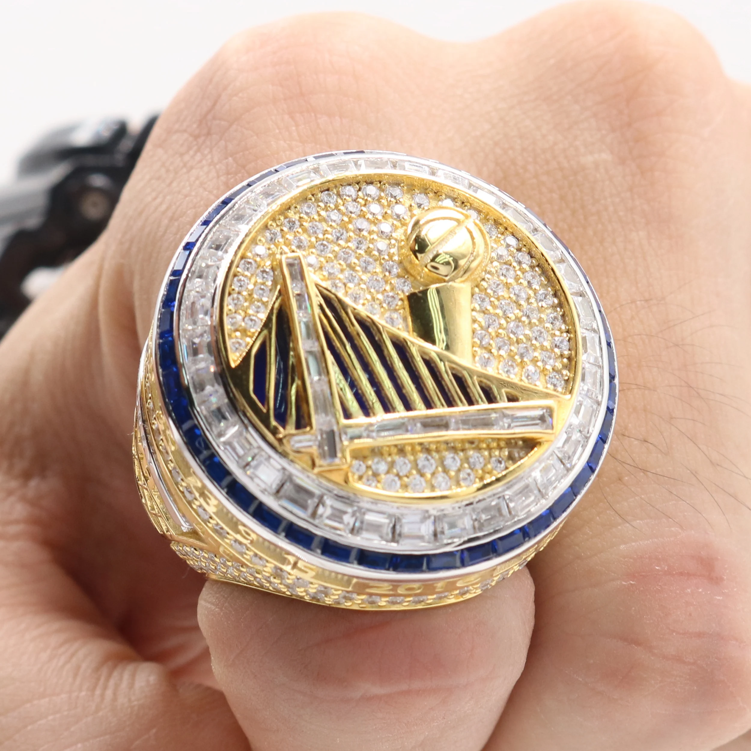 Custom 2017nba Goldenstate National Basketball World Championship Ring