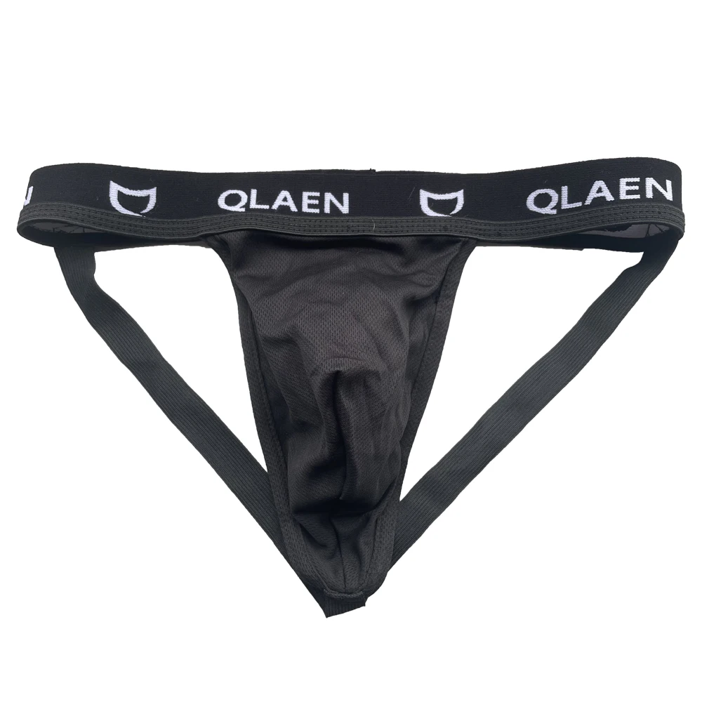 Low Waist Fashion Men Briefs Underwear Sport Gym Jockstrap Groin Guard
