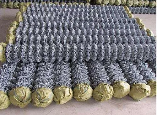 fence hot dip galvanized chain link fencing system barbed wire