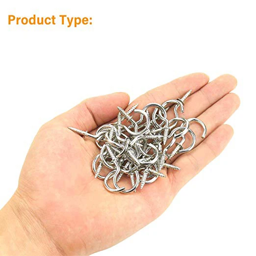 Selftapping Stainless Steel Screw C Hook/l Hook,Close Shape Screw Hook