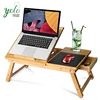 Foldable Laptop Lap Desk bamboo Bed Tray