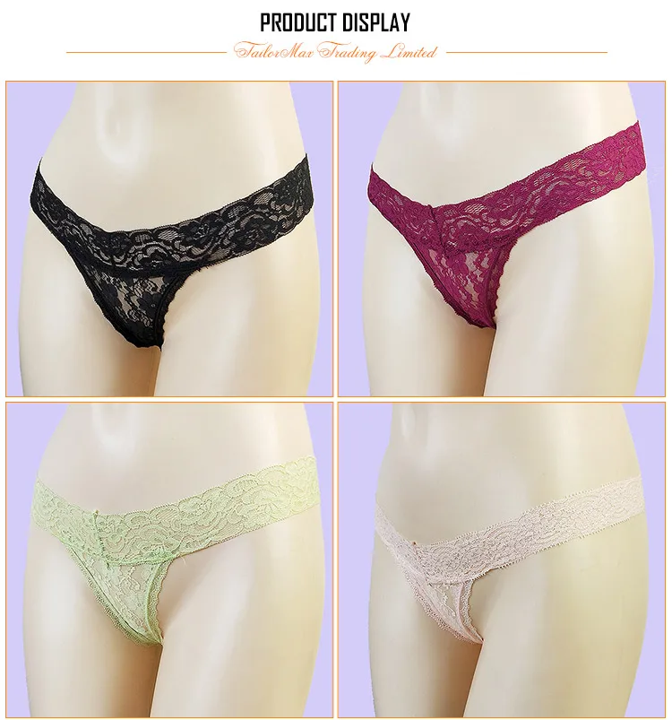 Stock Lace Thong Panties Sexy Underwear For Women And Girls