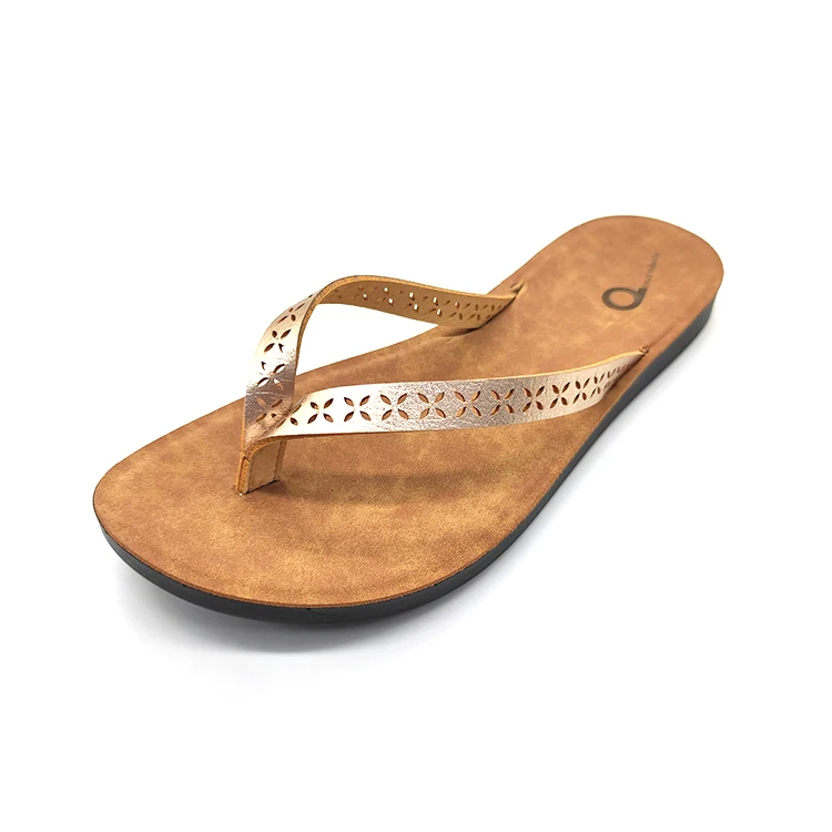 
Various colors simple design anti slip flip flops women wholesale 