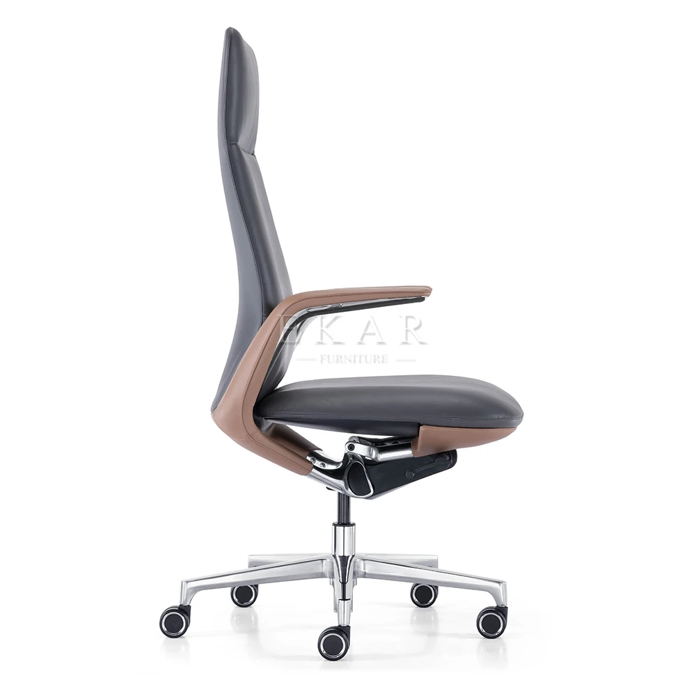 Luxury Office Furniture CEO Swivel Office Chair Comfortable High Back Leather Executive Manager Office Chairs supplier