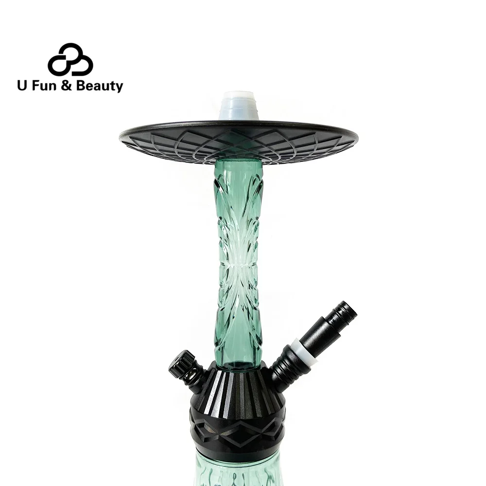 Newest 36cm Green Shisha Hookah Acrylic Hookah Deluxe Large Size Shisha Hookahs Buy Hookah