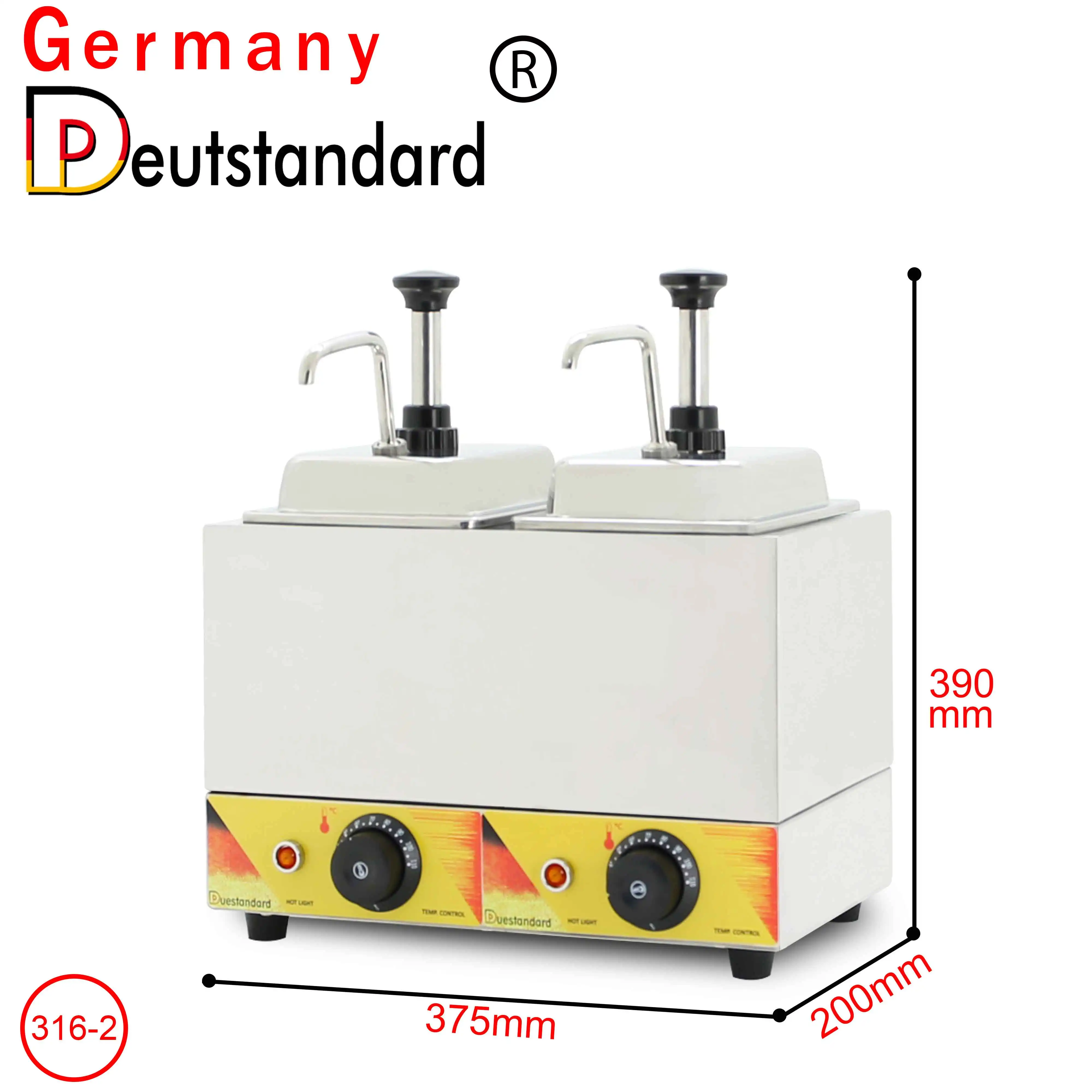 Chauffe-Sauce Électrique RainWeel - Acier Inox 650ml, 80W, Température Réglable 30-85°C