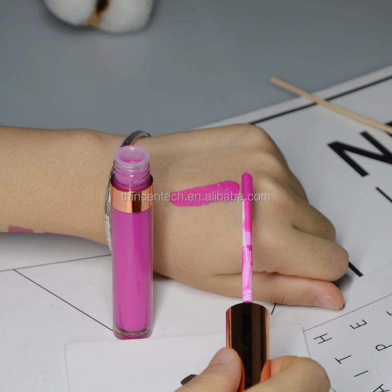 Nude Lasting Waterproof Vegan Makeup Liquid Lip Stick Private Label Matte Lipstick