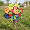 Six-leaf transparent PVC printing ball windmill