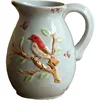 Chinese flower and bird ceramic vase, decorative articles for home decoration