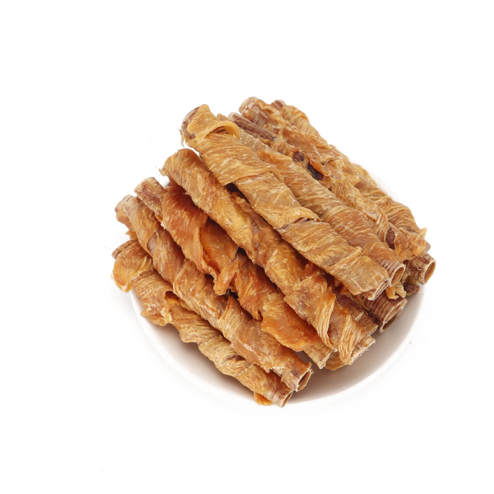 Chicken Roll Goose Throat Adult Pet Snacks Crisp Molar Teeth Cleaning Supplemental Nutrition Customized Shandong Model D12 supplier