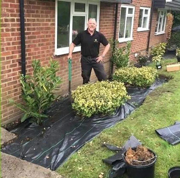 1m X 50m Heavy Duty Woven Weed Landscape Fabric Control Ground Cover