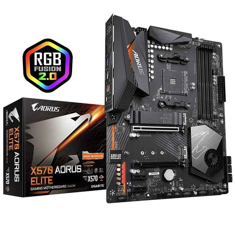 Gigabyte x570 aorus elite какие процессоры поддерживает