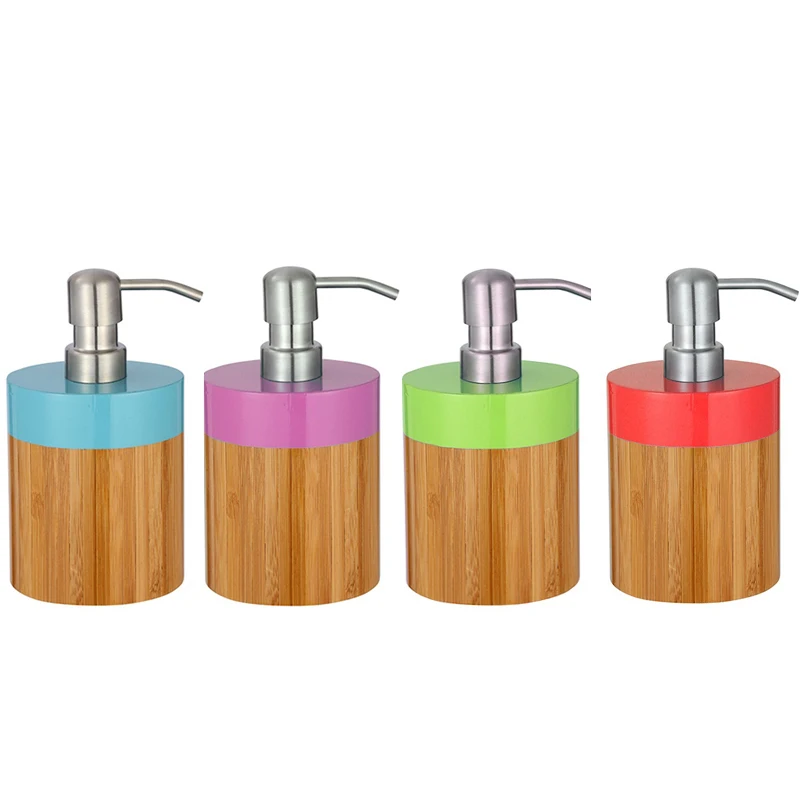 bamboo soap dispenser