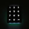 Backlight zinc alloy metal electronic outdoor gate secure lock system keypad