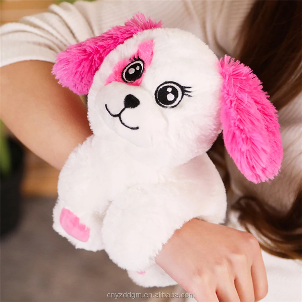 Cute Cartoon Cat Plush Animal Bracelet Soft Baby Toy Doll Children