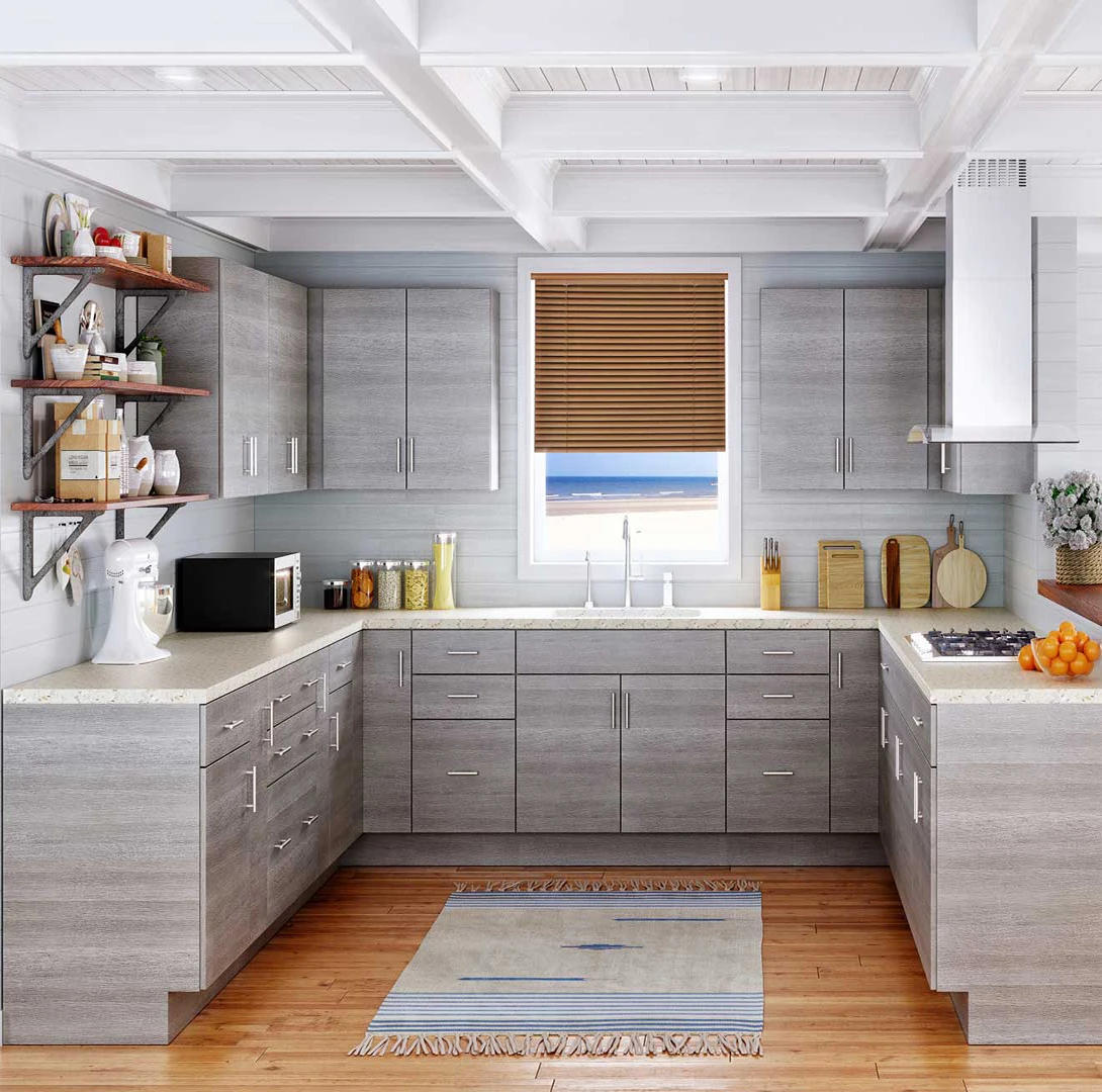 Armario De Cocina Moderno Barato Con Nuevo Producto De Diseño De Puerta