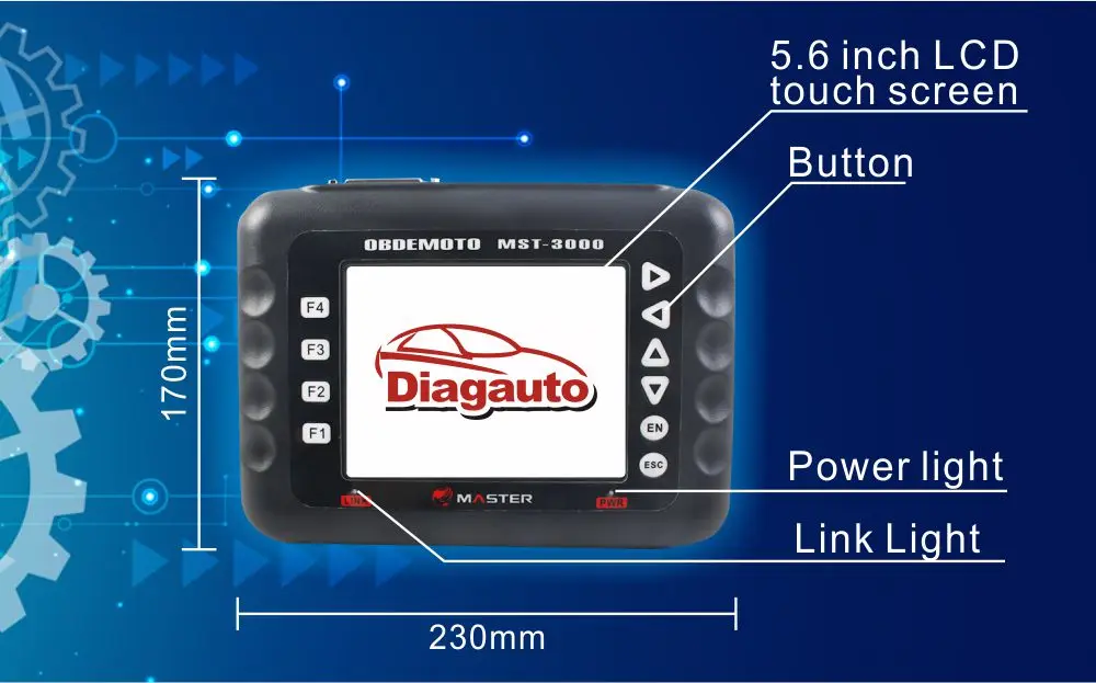 MST3000 Asian Version Motorcycle ECU Reset Scanner MASTER MST-3000 Motorbike Ecu Fault Code Reader Motor Bicycle Diagnostic Tool