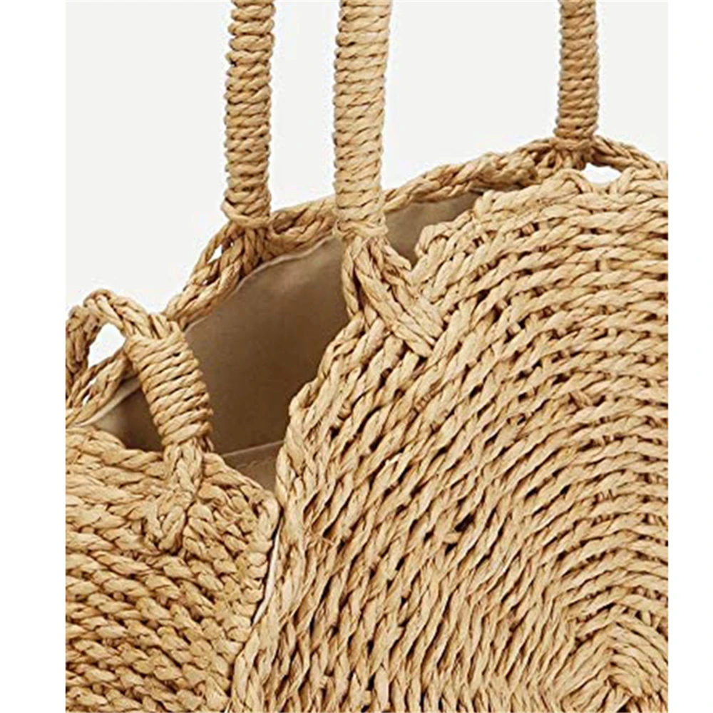 Summer Beach Embroidery Moroccan Straw Tote Bag Straw Bag Straw Beach Bag For Women Buy