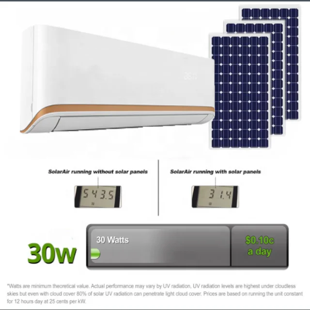 
on grid HYBRID 12000BTU 18000 BTU energia solar ar condicionado com placa preo solar AIR CONDITIONER AIR CONDITIONING 