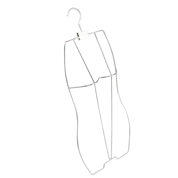 Gold Folding Swimwear Hanger Swimsuit Metal Cloth Hanger For Wholesale