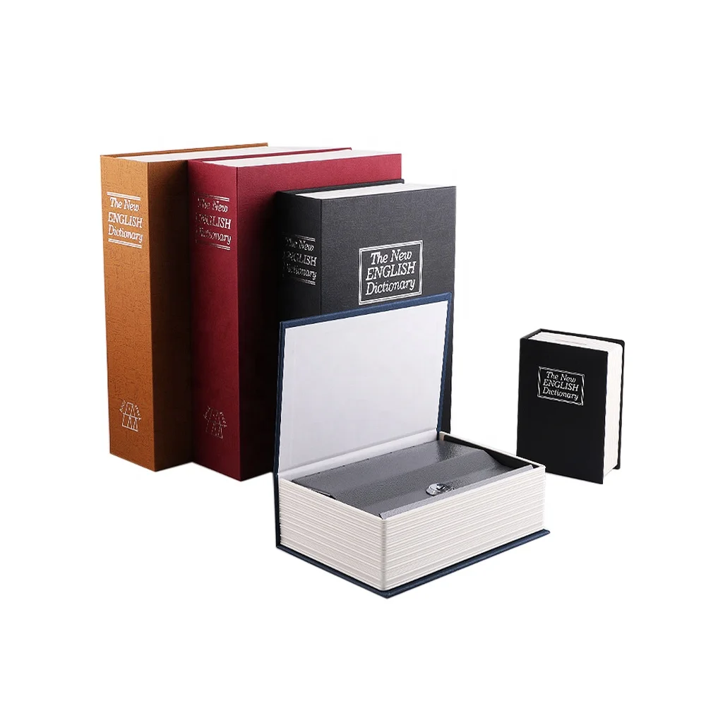 thumbnail image 2 of DCOS Book Safe With Combination Lock Dictionary Diversion Book Safe Portable Saf 2 of 9
