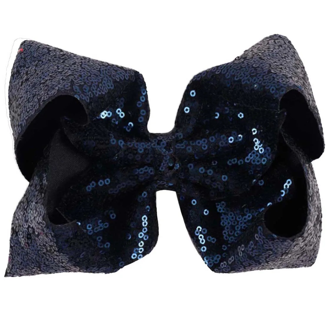 8 inch sequin big hair bow for girl