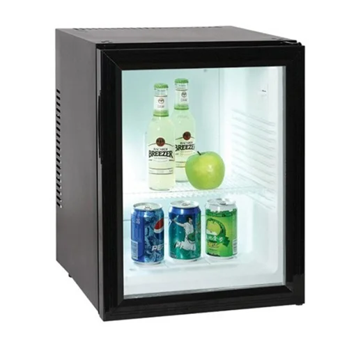 40升透明玻璃门便携式热电迷你冰箱