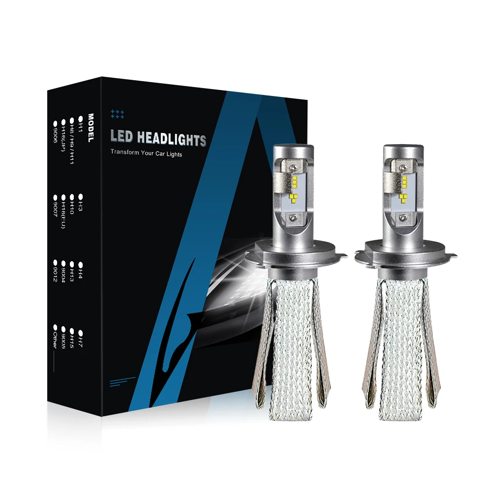 Emark led h4 led led auto light headlight  bulb 6500K with CSP chip