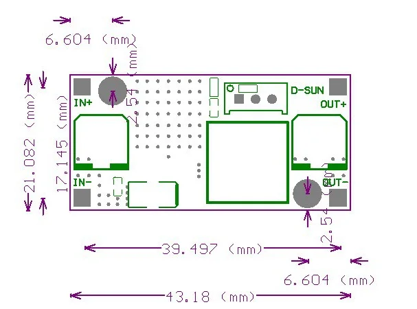 Dc-dc Step Down Converter Module Lm2596 Dc-dc 3.2-40v Adjustable Step