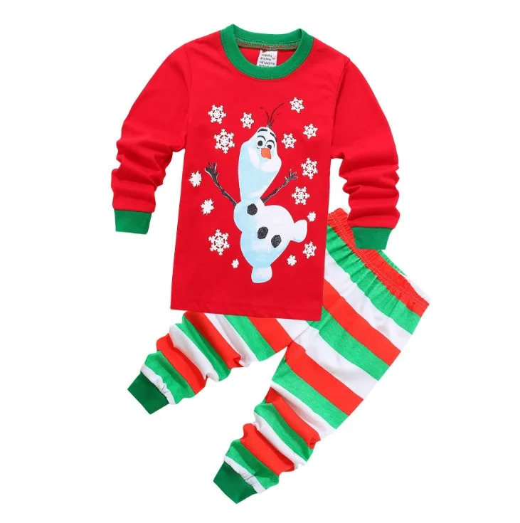 Wholesale Long Sleeve Kids Sleepwear Children Christmas Pajamas Fashion ...