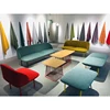 Modern modular reception break out corner fabric sofa soft seating made in China