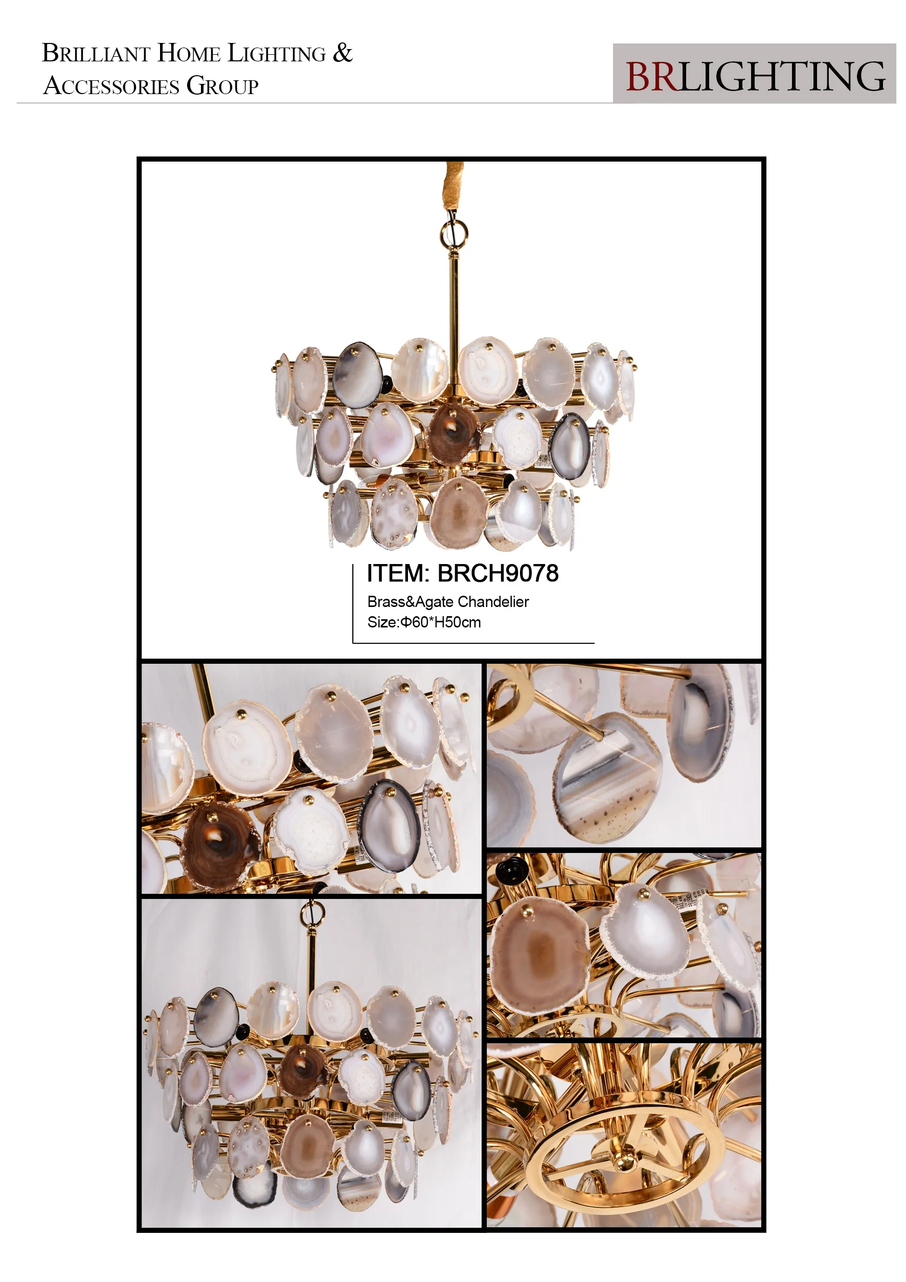 Stone Golden Modern Luxury Turkish Lighting Royal Wedding Centerpiece Colorful Chandelier