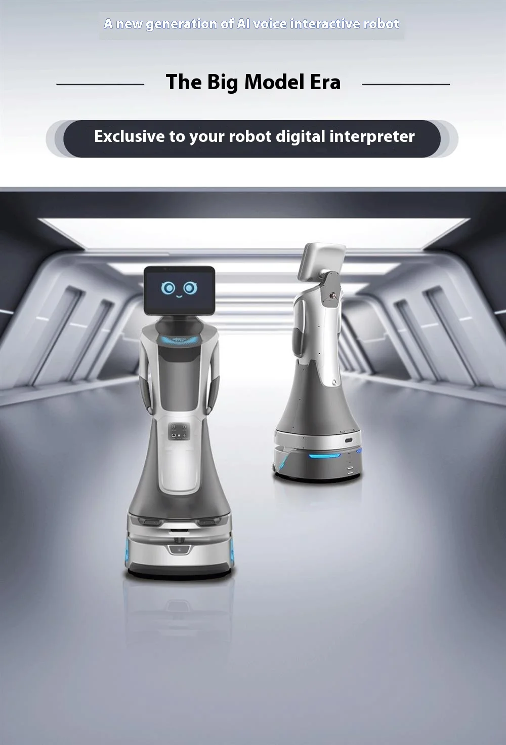 For Xiaomi 2 Exhibition Hall's Intelligent Robot Reception Service Leopard Welcome Automatic Voice Dialogue for Commercial Used factory